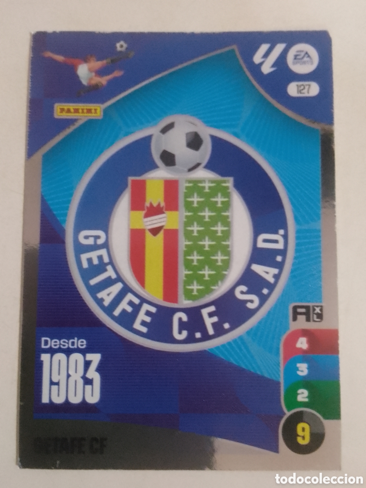 Football Stickers: Adrenalyn XL 2024-25 n&deg; 127 escudo Getafe.