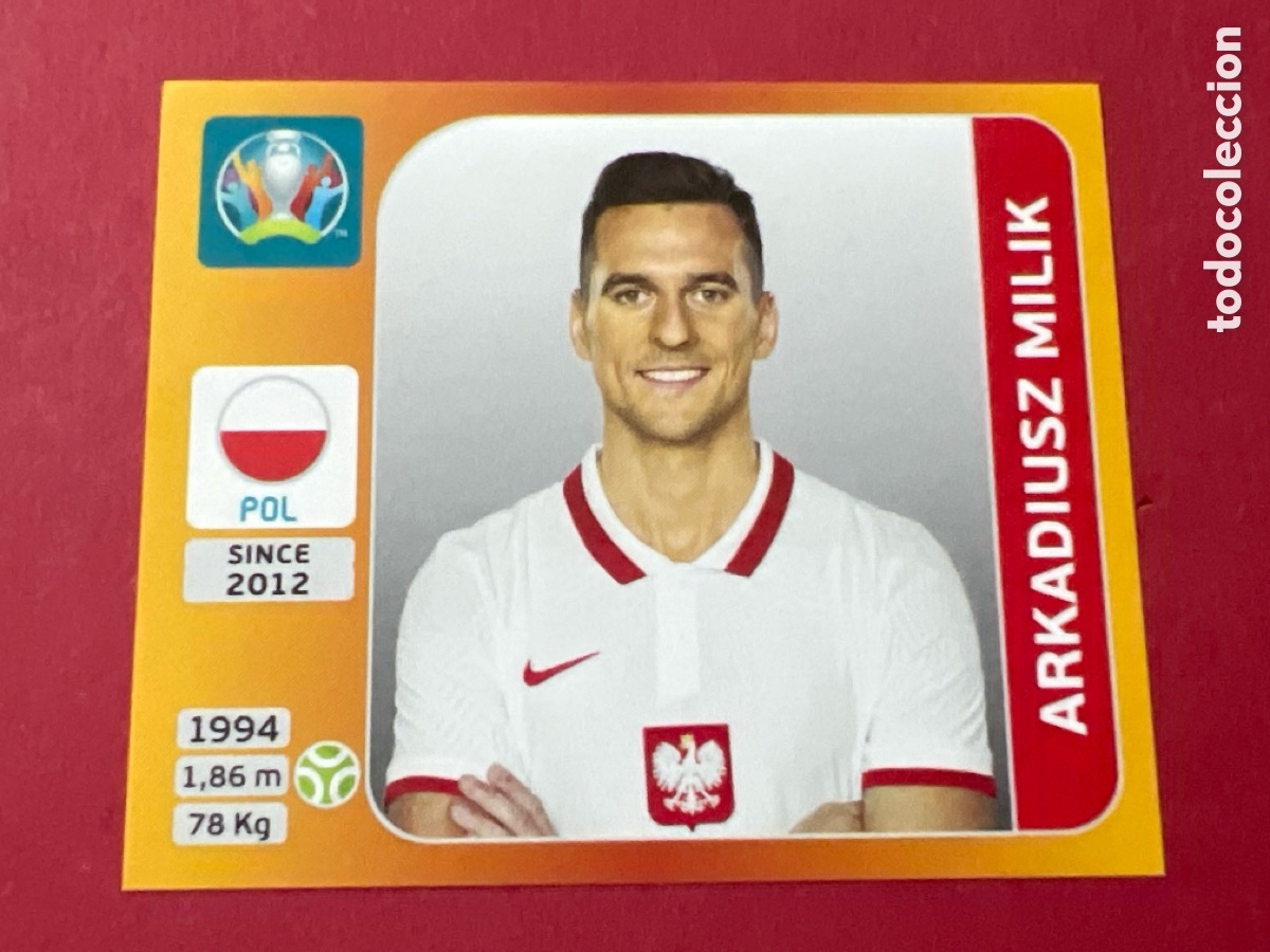 Football Stickers: E1736. CROMO DE FUTBOL EURO 2020 MILIK POLONIA N&Uacute;MERO 478 TOURNAMENT EDITION PANINI