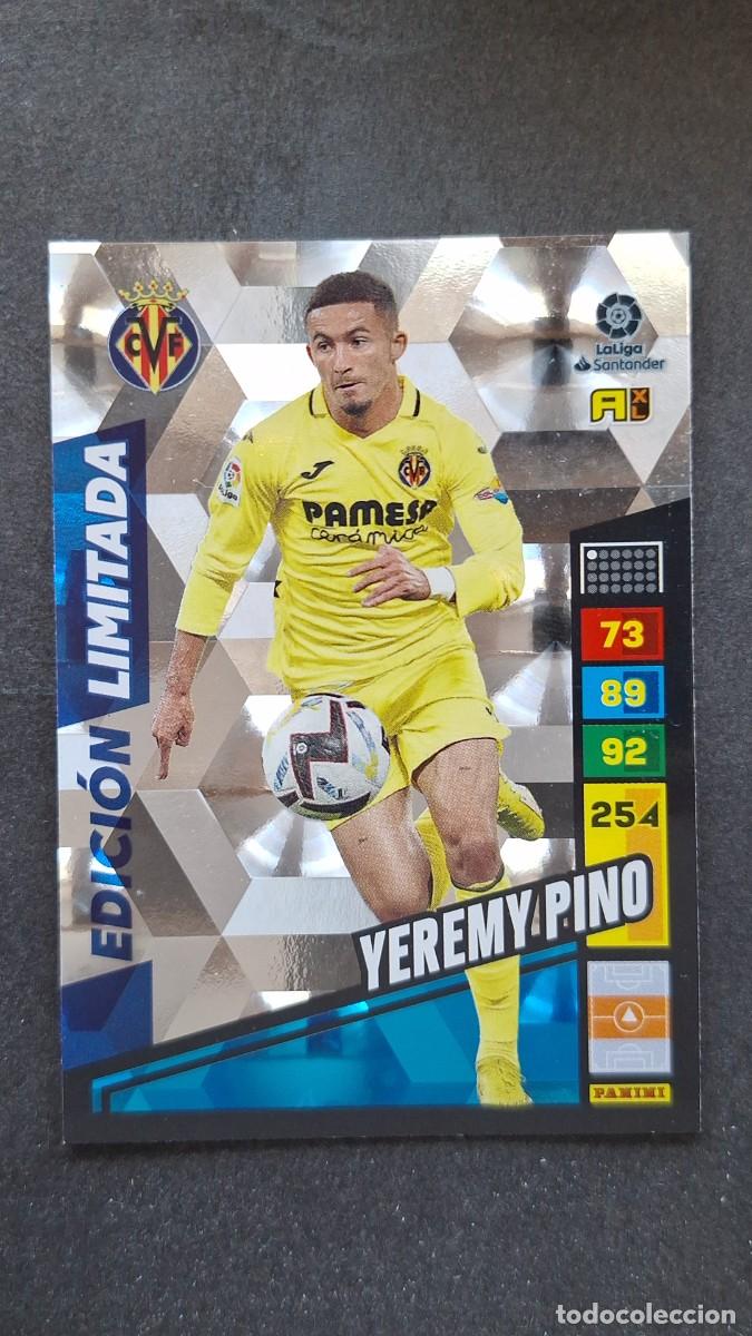 Football Stickers: L1 YEREMY PINO VILLARREAL C. F. EDICION LIMITADA ADRENALYN XL LIGA 2022/2023 22 23 PANINI