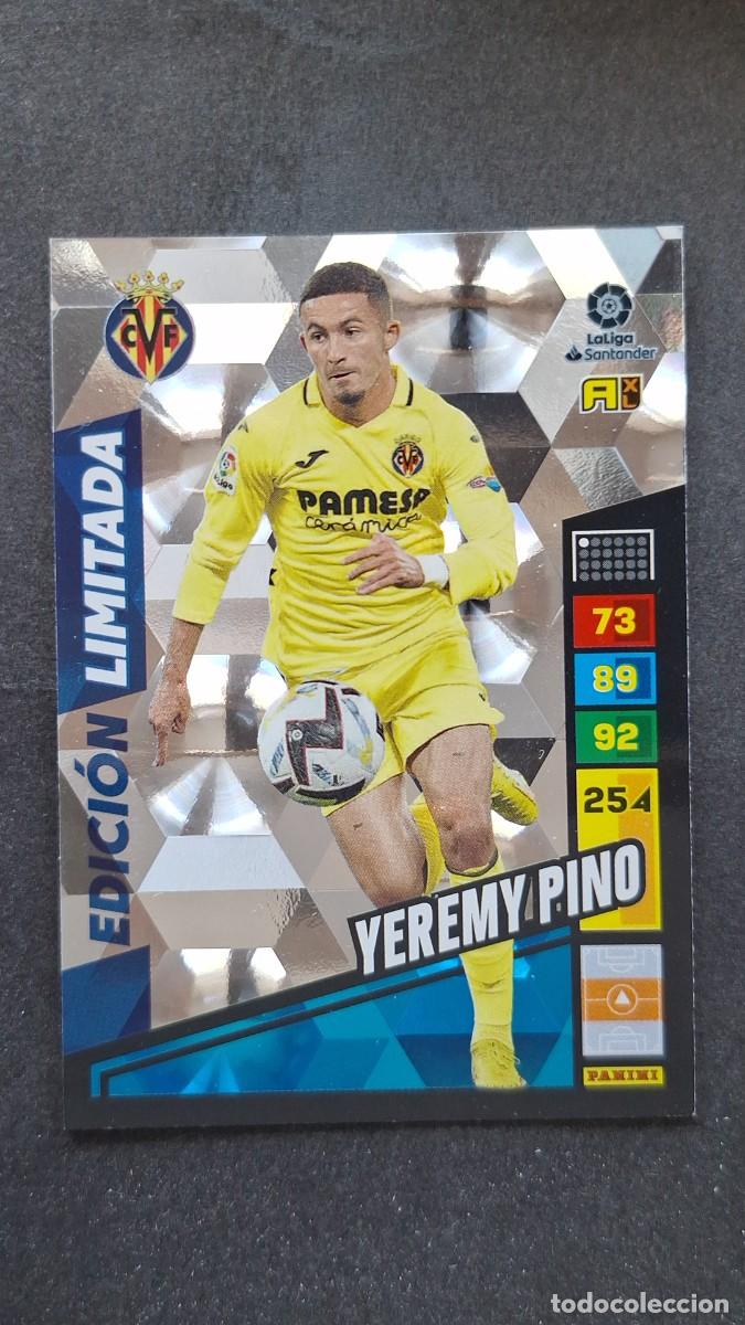Football Stickers: L1 YEREMY PINO VILLARREAL C. F. EDICION LIMITADA ADRENALYN XL LIGA 2022/2023 22 23 PANINI