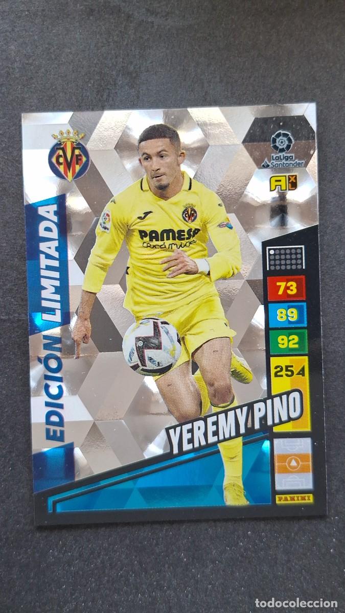 Football Stickers: L1 YEREMY PINO VILLARREAL C. F. EDICION LIMITADA ADRENALYN XL LIGA 2022/2023 22 23 PANINI