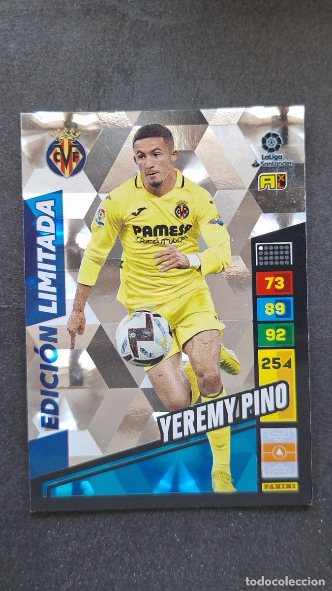 Football Stickers: L1 YEREMY PINO VILLARREAL C. F. EDICION LIMITADA ADRENALYN XL LIGA 2022/2023 22 23 PANINI