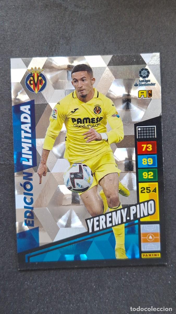 Football Stickers: L1 YEREMY PINO VILLARREAL C. F. EDICION LIMITADA ADRENALYN XL LIGA 2022/2023 22 23 PANINI