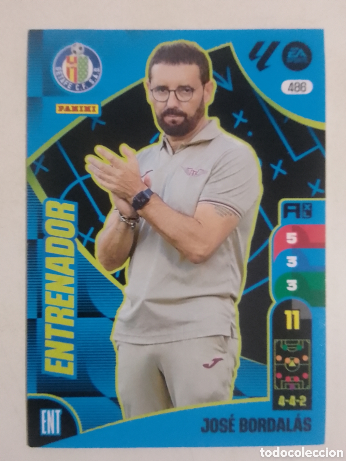 Football Stickers: Adrenalyn XL 2024-25 n&deg; 486 Jos&eacute; Bordarlas &bull; Getafe.
