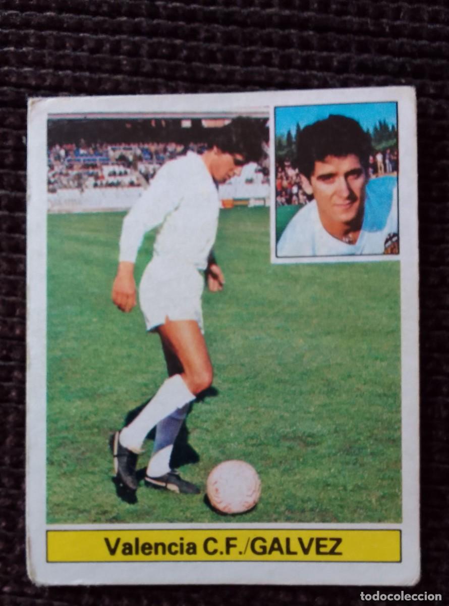 Football Stickers: CROMO CAMPEONATO DE LIGA 81-82. GALVEZ. VALENCIA C.F. EDICIONES ESTE.