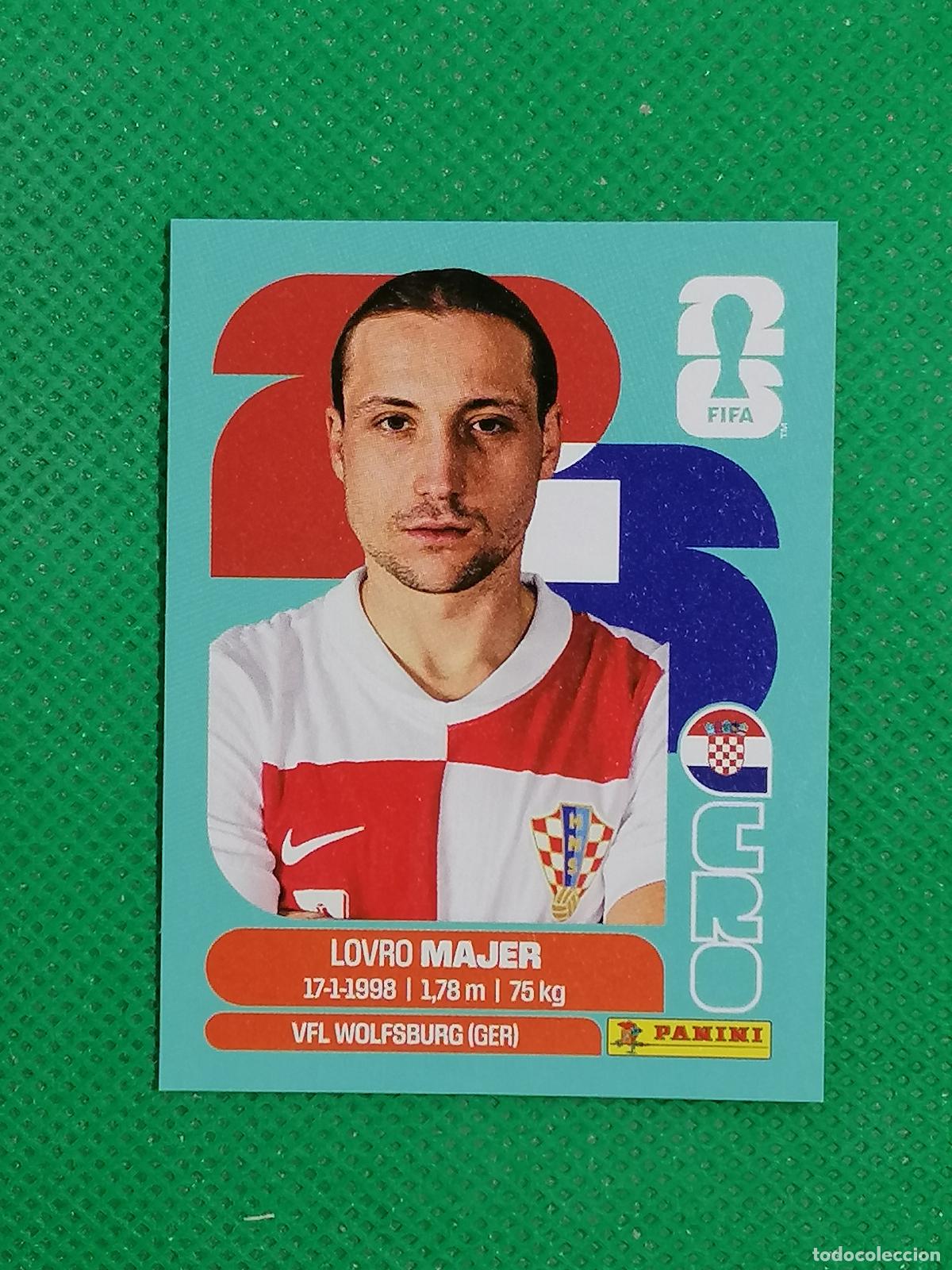 Football Stickers: CRO 12 CRO12 LOVRO MAJER CROACIA ⚽ PANINI FIFA MUNDIAL WORLD CUP 26 2026 STICKER ⚽