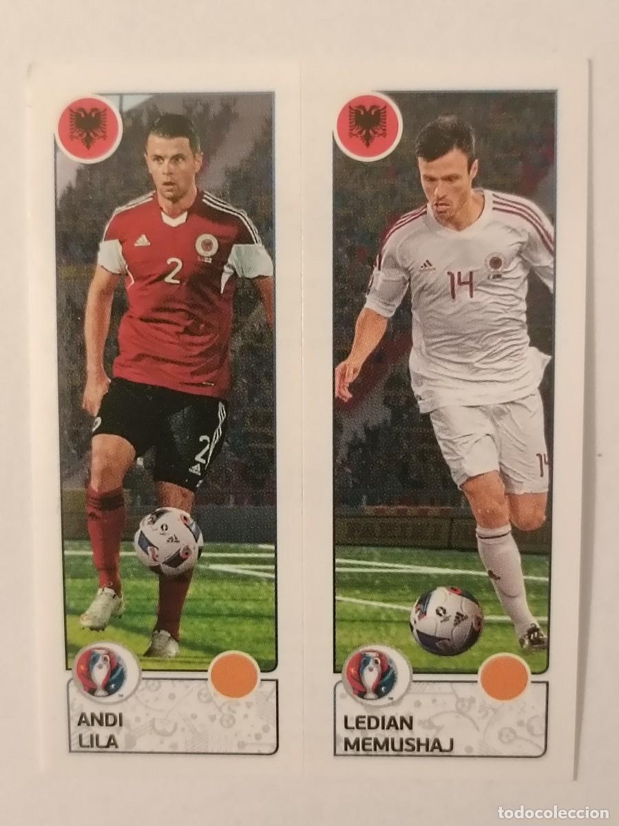 Football Stickers: #93 LILA-MEMUSHAJ (ALBANIA) EURO FRANCIA 2016 PANINI