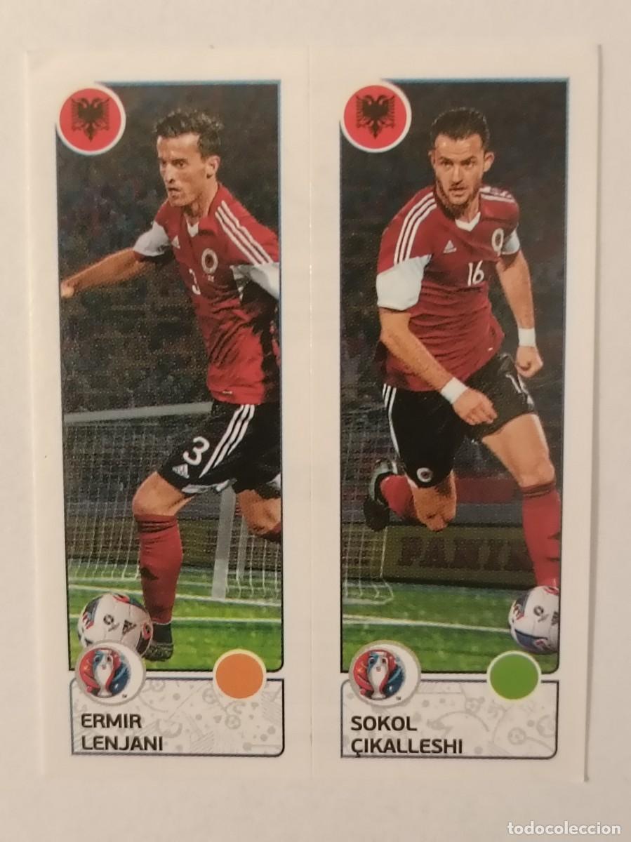 Cromos de F&uacute;tbol: #94 LENJANI-&Ccedil;IKALLESHI (ALBANIA) EURO FRANCIA 2016 PANINI