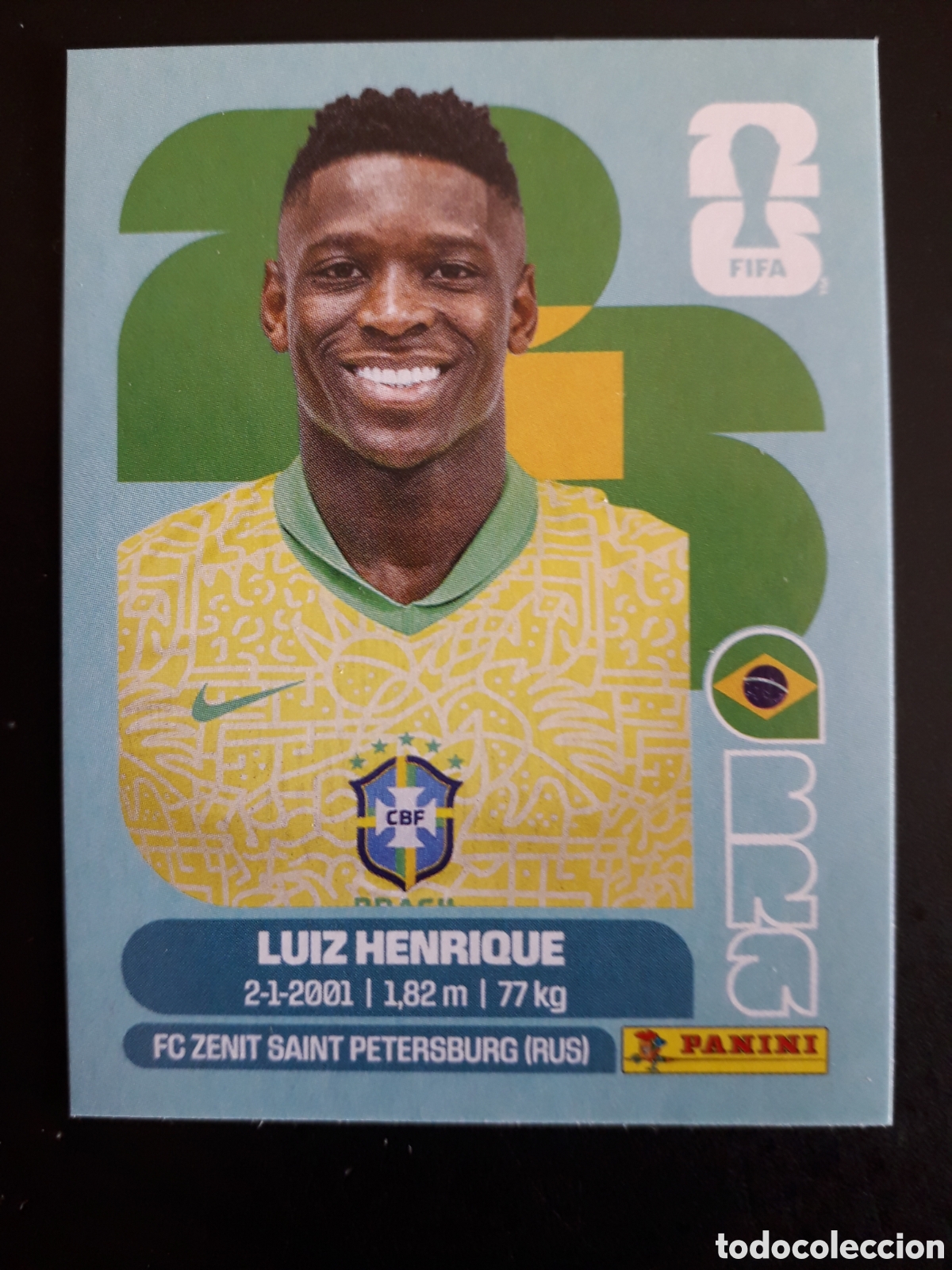 Cromos de F&uacute;tbol: LUIZ ENRIQUE BRASIL BRA 12 MUNDIAL F&Uacute;TBOL 2026 FIFA WORLD CUP PANINI SIN PEGAR PEDIDO M&Iacute;NIMO 3&euro;