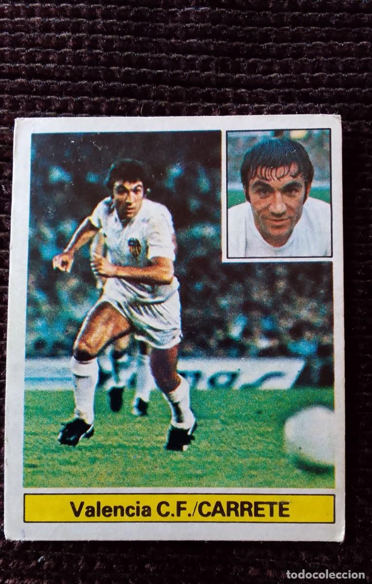 Cromos de F&uacute;tbol: CROMO CAMPEONATO DE LIGA 81-82. CARRETE. VALENCIA C.F. EDICIONES ESTE.