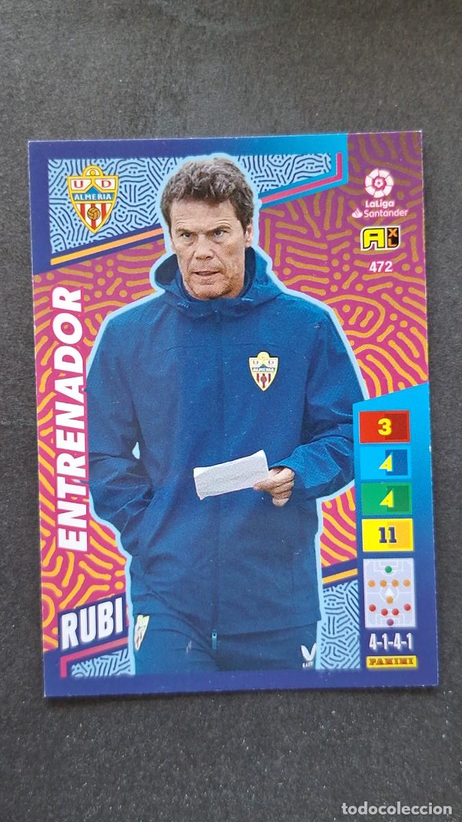 Cromos de F&uacute;tbol: L1 RUBI U. D. ALMERIA ENTRENADOR ADRENALYN XL LIGA 2022/2023 22 23 PANINI