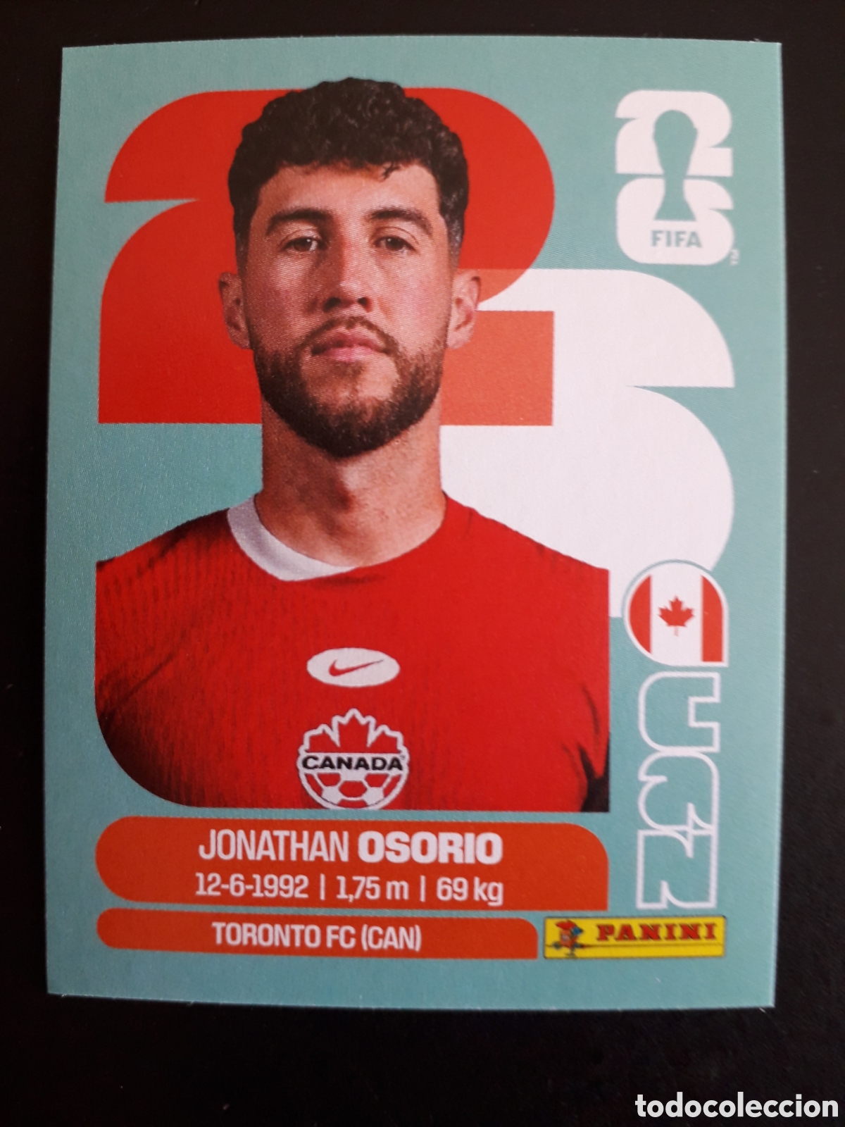 Football Stickers: OSORIO CANAD&Aacute; CAN 12 MUNDIAL F&Uacute;TBOL 2026 FIFA WORLD CUP PANINI SIN PEGAR PEDIDO M&Iacute;NIMO 3&euro;.