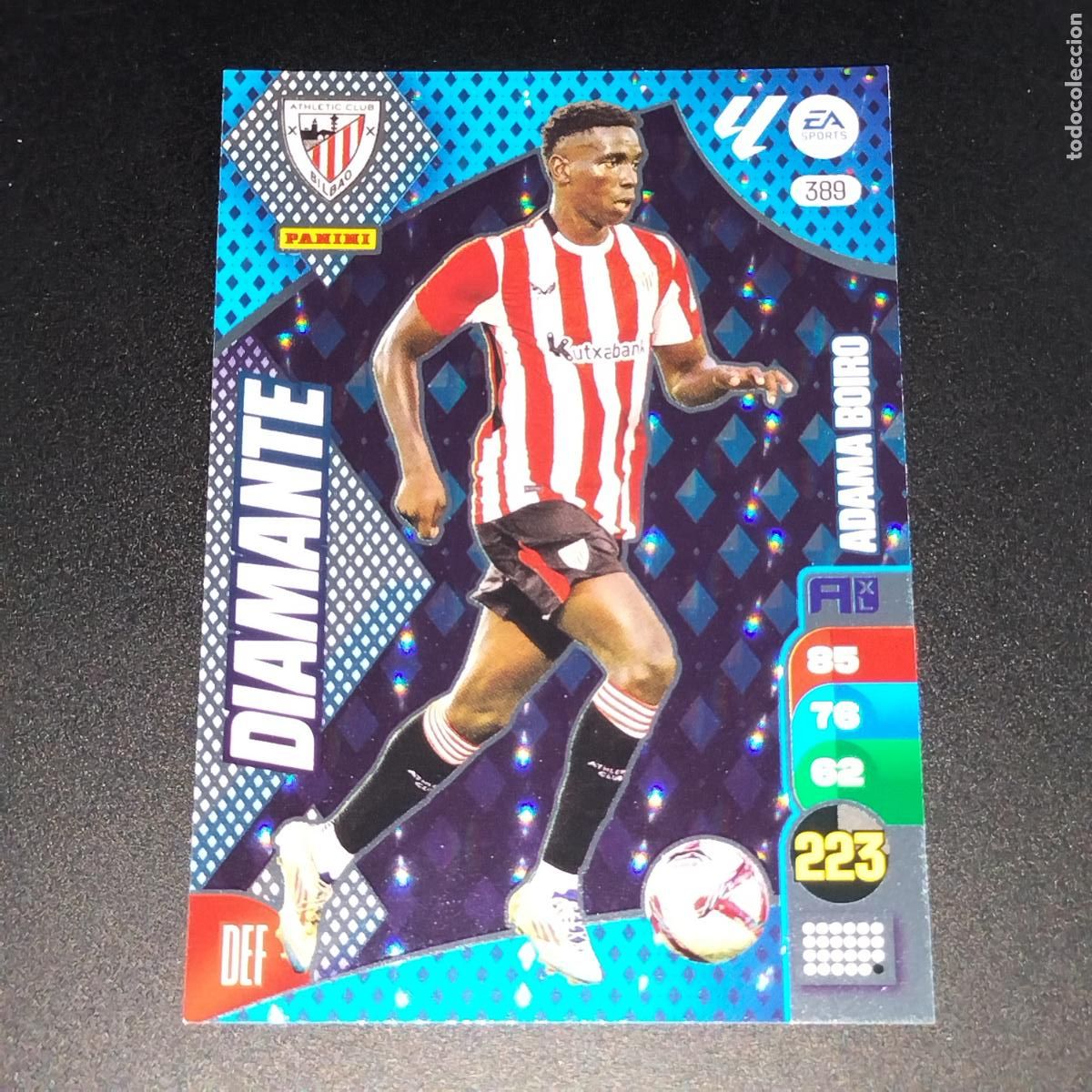 Football Stickers: 389 ADAMA BOIRO DIAMANTE ATHLETIC BILBAO ADRENALYN XL LALIGA CARD 2024 2025 24 25 PANINI