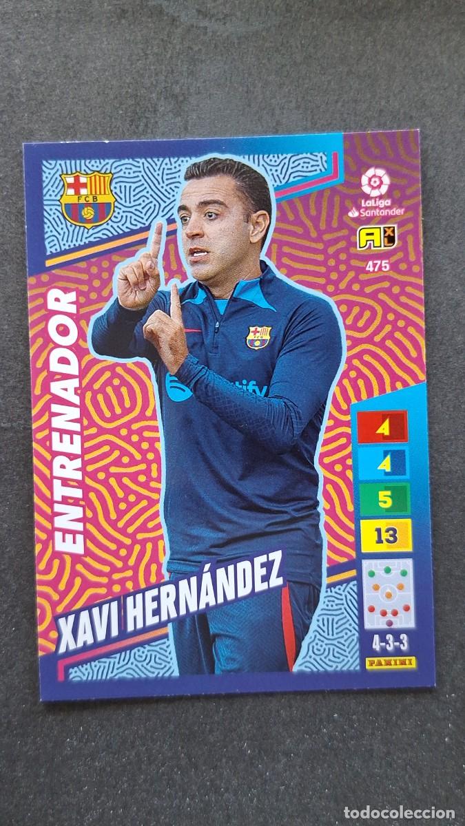 Football Stickers: L1 XAVI HERNANDEZ F. C. BARCELONA ENTRENADOR ADRENALYN XL LIGA 2022/2023 22 23 PANINI