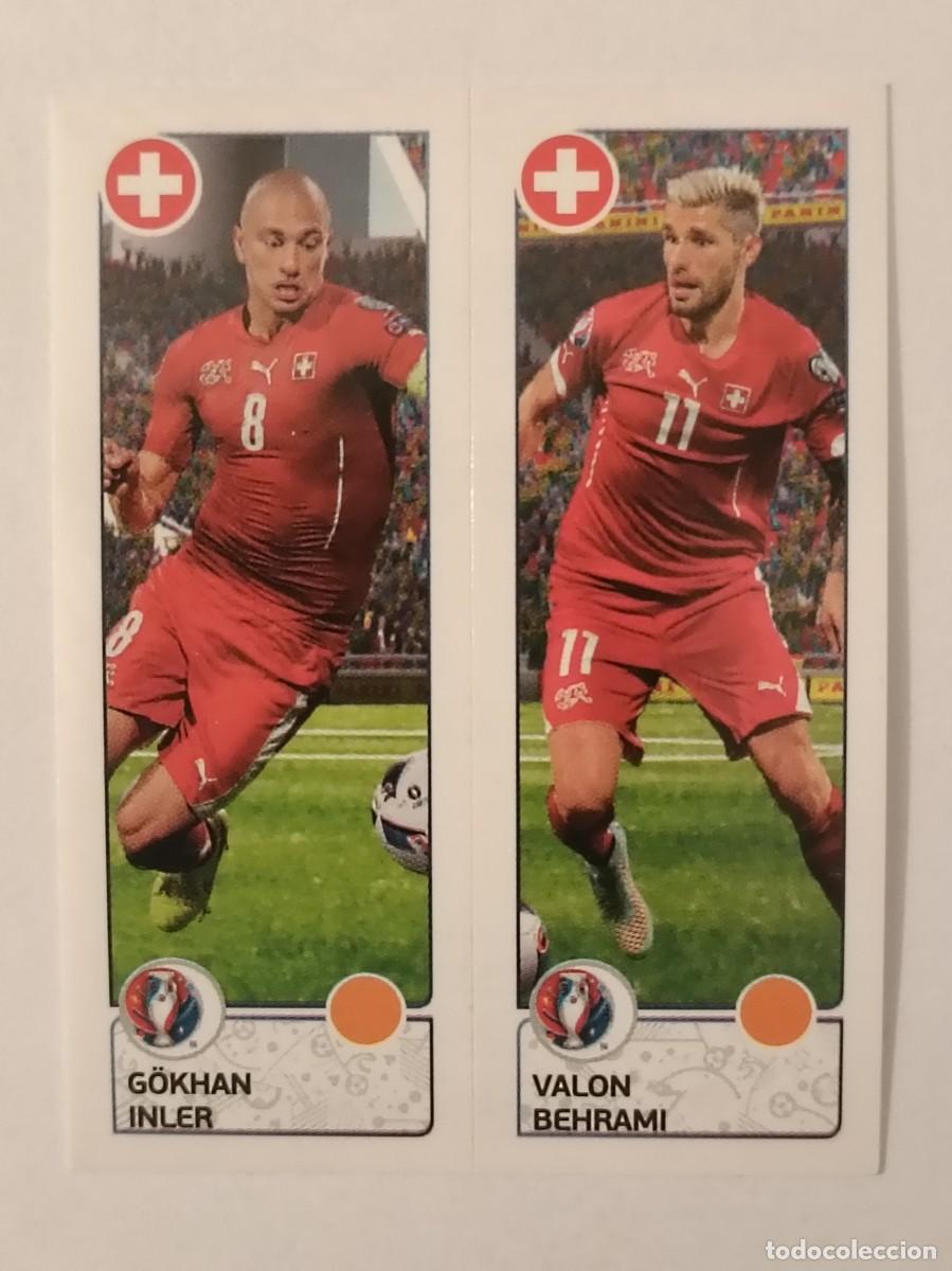 Football Stickers: #99 INLER-BEHRAMI (SUIZA) EURO FRANCIA 2016 PANINI