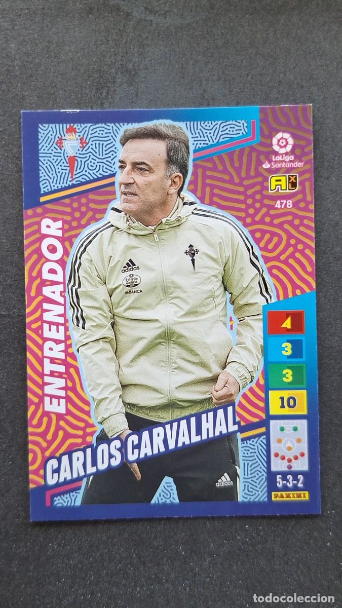 Cromos de F&uacute;tbol: L1 CARLOS CARVALHAL CELTA DE VIGO ENTRENADOR ADRENALYN XL LIGA 2022/2023 22 23 PANINI