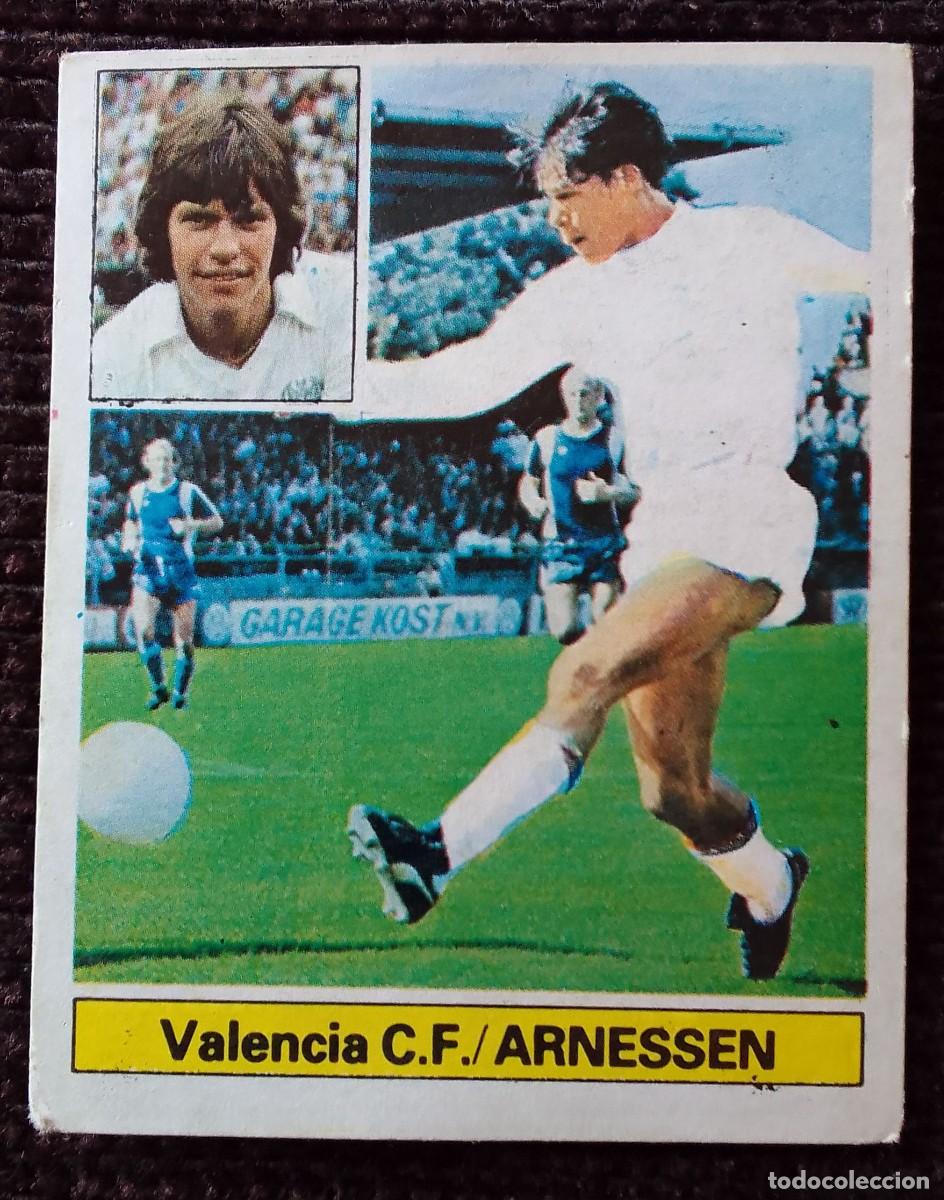 Cromos de F&uacute;tbol: CROMO CAMPEONATO DE LIGA 81-82. FRANK ARNESSEN. VALENCIA C.F. EDICIONES ESTE.