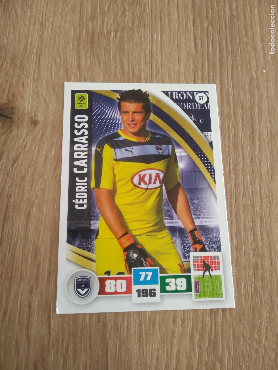 Cromos de F&uacute;tbol: 37 CARRASSO GIRONDINS CROMO FUTBOL PANINI LIGA FRANCIA 2016-2017 FOOT LIGUE 1 ADRENALYN 16-17