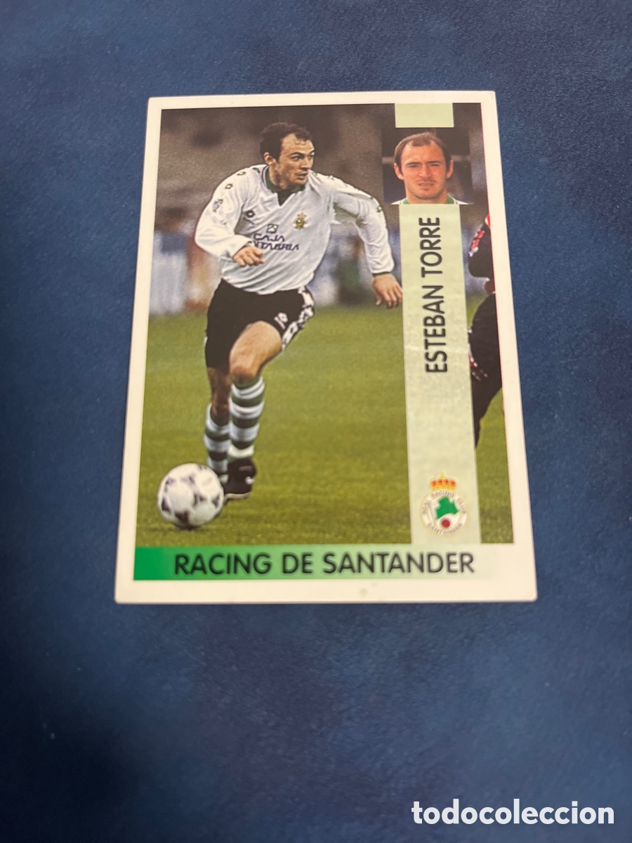 Cromos de F&uacute;tbol: ESTEBAN TORRE 264 RACING DE SANTANDER 96 97 PANINI 1996 1997 NUEVO SIN PEGAR CROMO UNIFICO ENVIO