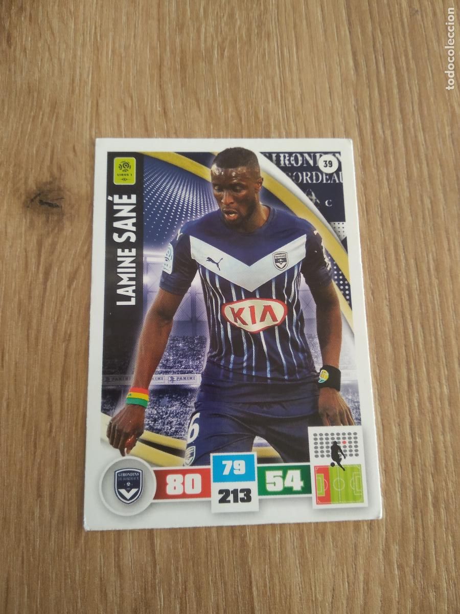 Cromos de F&uacute;tbol: 39 LAMINE SANE GIRONDINS CROMO FUTBOL PANINI LIGA FRANCIA 2016-2017 FOOT LIGUE 1 ADRENALYN 16-17