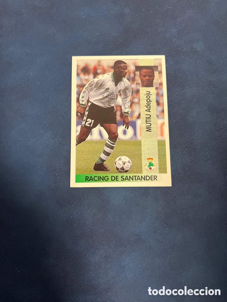 Fu&szlig;ball-Sticker: MUTIU 269 RACING DE SANTANDER 96 97 PANINI 1996 1997 NUEVO SIN PEGAR CROMO UNIFICO ENVIO