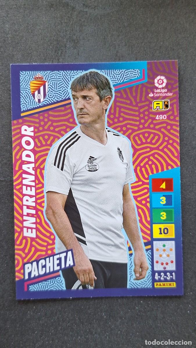 Cromos de F&uacute;tbol: L1 PACHETA REAL VALLADOLID ENTRENADOR ADRENALYN XL LIGA 2022/2023 22 23 PANINI