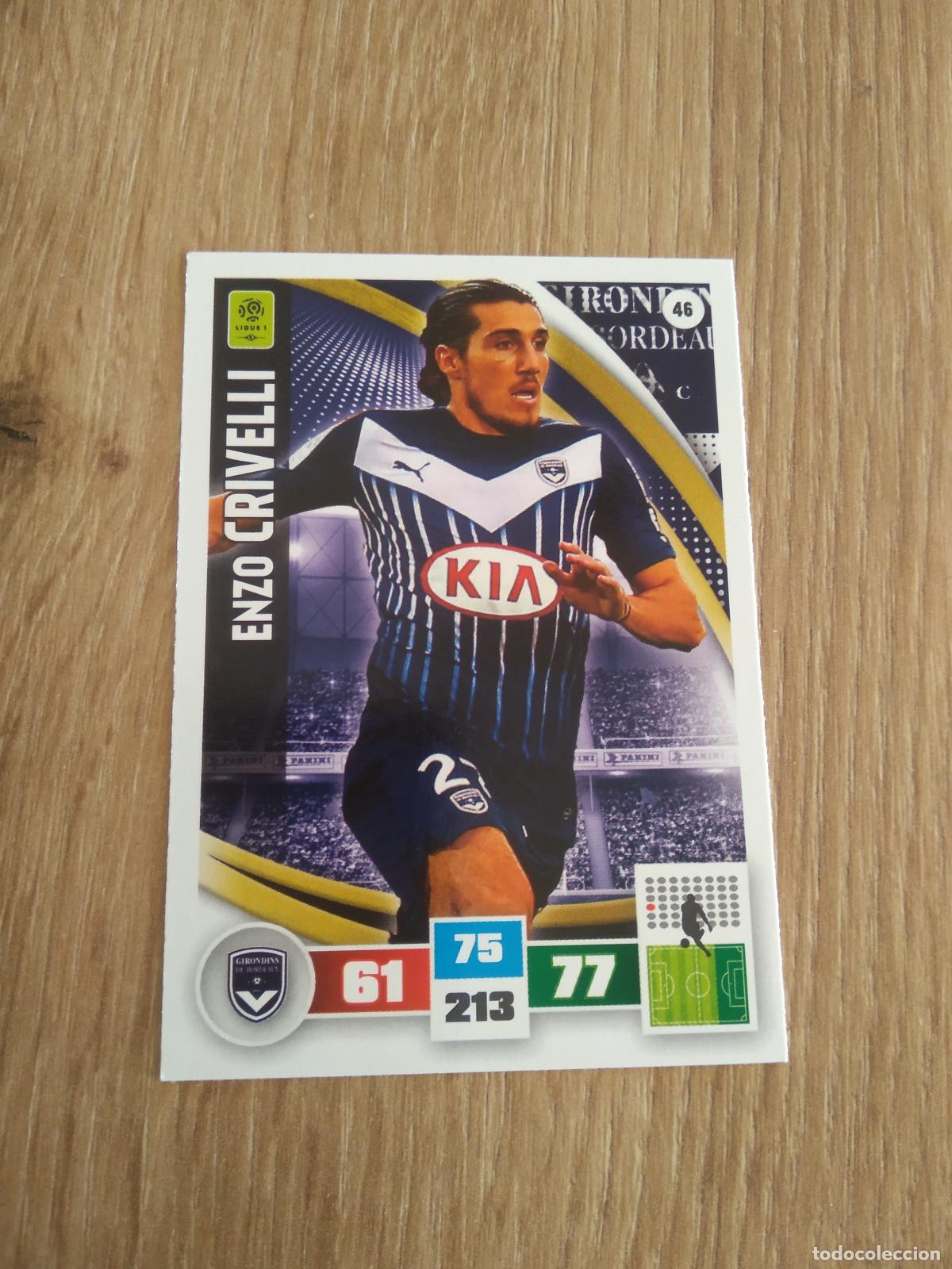 Cromos de F&uacute;tbol: 46 ENZO CRIVELLI GIRONDINS CROMO FUTBOL PANINI LIGA FRANCIA 2016-2017 FOOT LIGUE 1 ADRENALYN 16-17