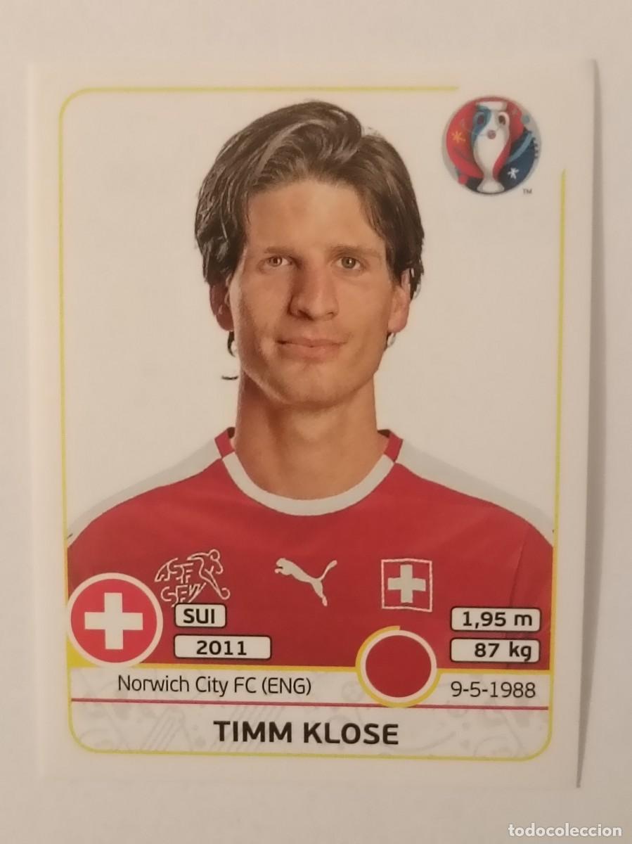 Cromos de F&uacute;tbol: #106 TIMM KLOSE (SUIZA) EURO FRANCIA 2016 PANINI
