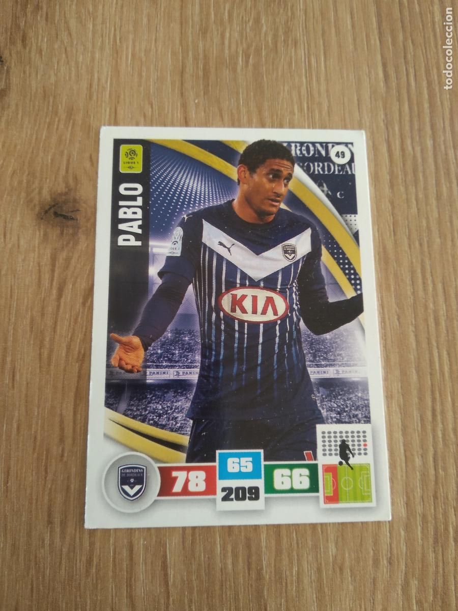 Football Stickers: 49 PABLO GIRONDINS CROMO FUTBOL PANINI LIGA FRANCIA 2016-2017 FOOT LIGUE 1 ADRENALYN 16-17