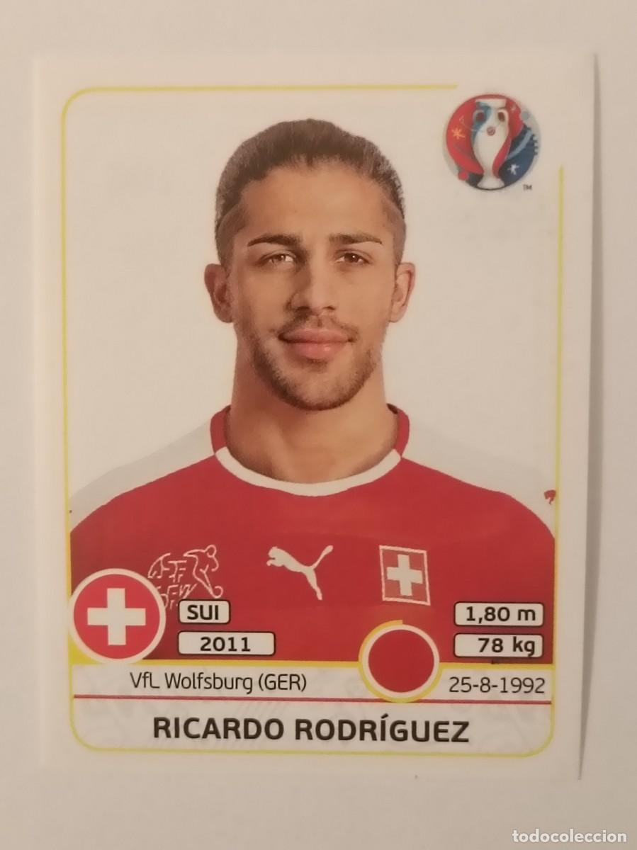 Football Stickers: #108 RICARDO RODRIGUEZ (SUIZA) EURO FRANCIA 2016 PANINI