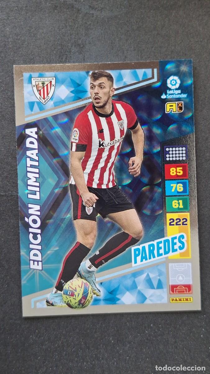 Cromos de F&uacute;tbol: L1 PAREDES ATHLETIC CLUB DE BILBAO EDICION LIMITADA ADRENALYN XL LIGA 2022/2023 22 23 PANINI