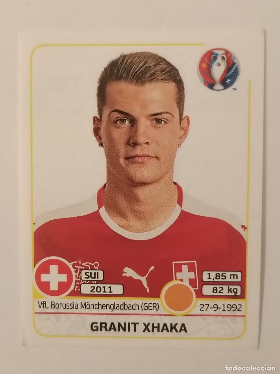 Cromos de F&uacute;tbol: #112 GRANIT XHAKA (SUIZA) EURO FRANCIA 2016 PANINI