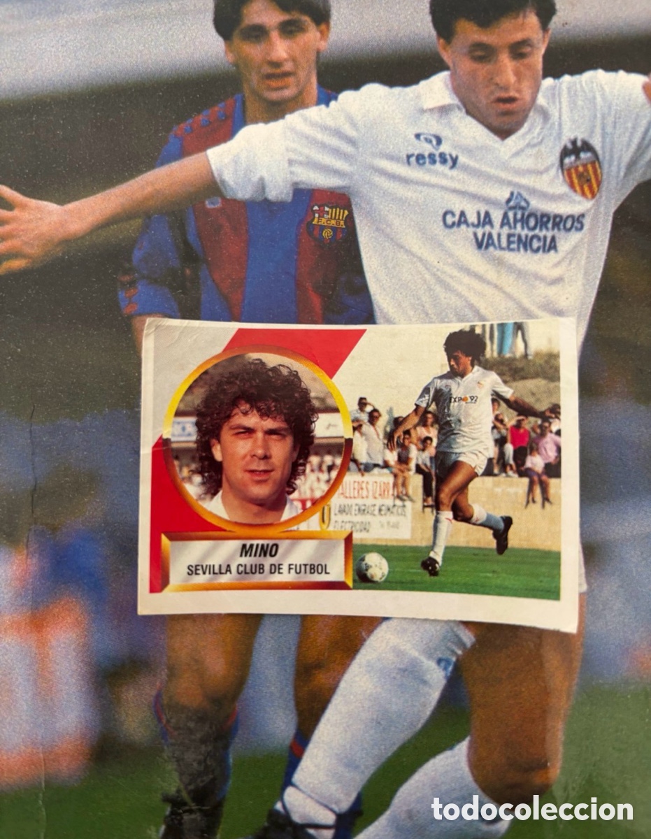 Cartes &agrave; collectionner de Football: MINO FICHAJE 34 SEVILLA LIGA ESTE 88 89 RECUPERADO 1988 1989