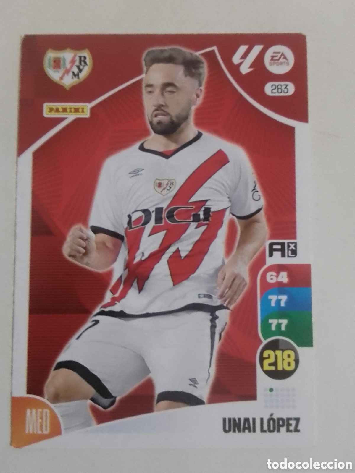 Football Stickers: Adrenalyn XL 2024-25 n&deg; 263 Unai L&oacute;pez &bull; Rayo Vallecano.