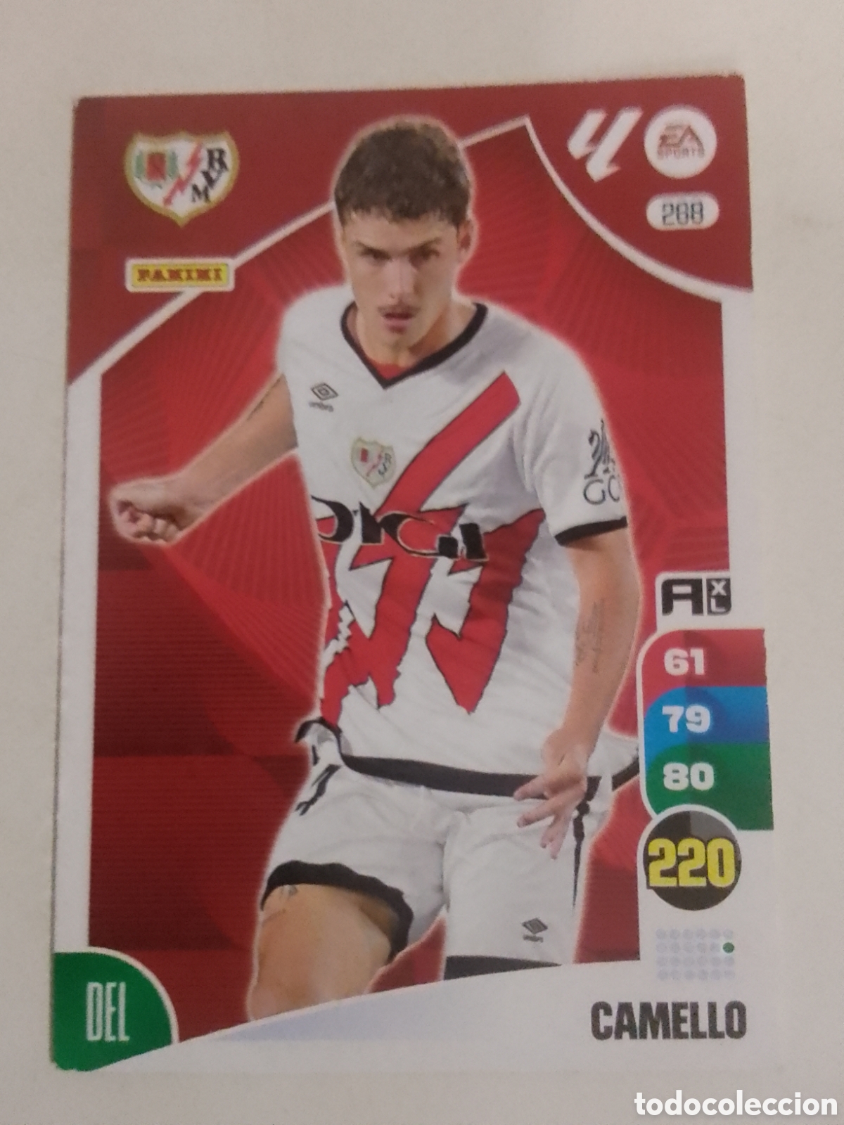 Cromos de Futebol: Adrenalyn XL 2024-25 n&deg; 268 Camello &bull; Rayo Vallecano.