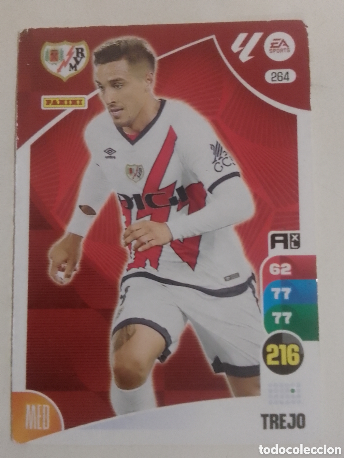 Cromos de F&uacute;tbol: Adrenalyn XL 2024-25 n&deg; 264 Trejo &bull; Rayo Vallecano.