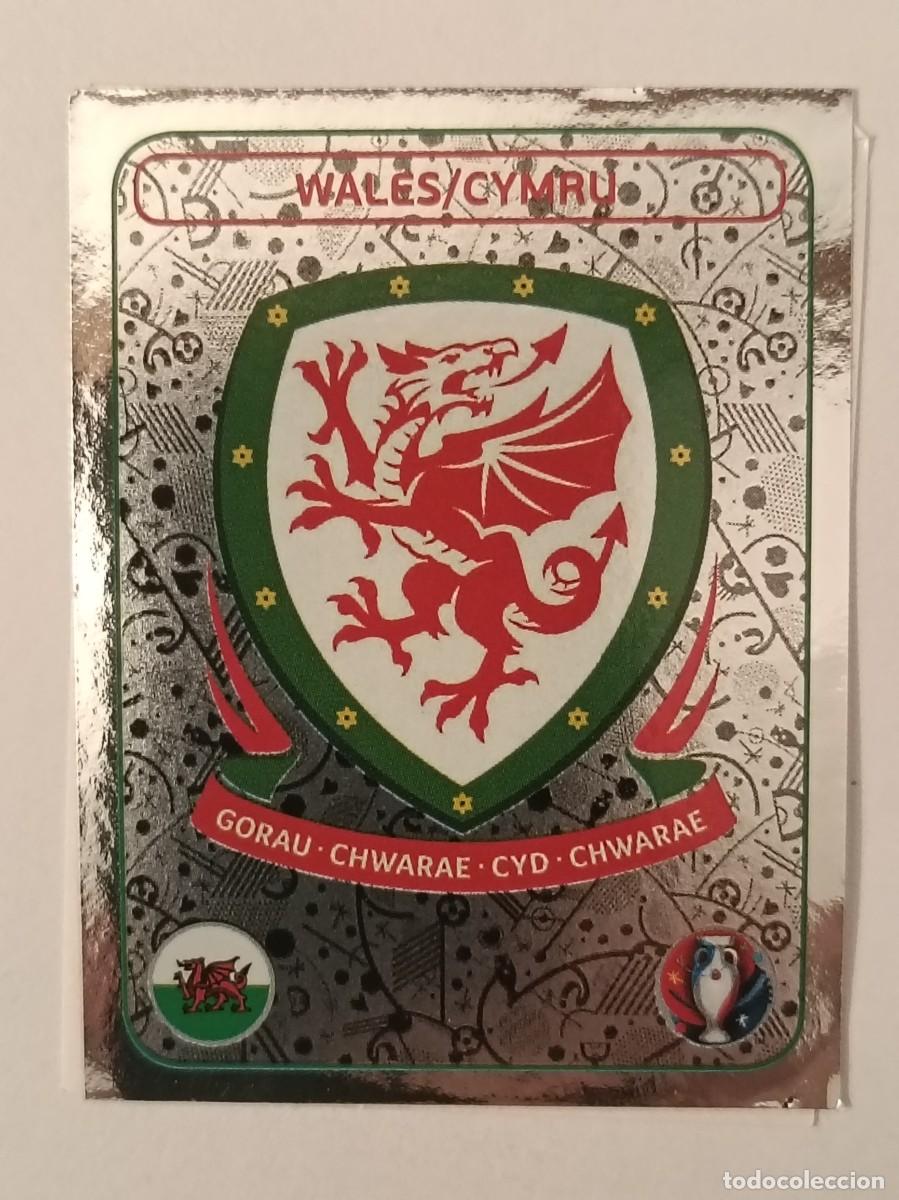 Cromos de F&uacute;tbol: #126 ESCUDO (GALES) EURO FRANCIA 2016 PANINI