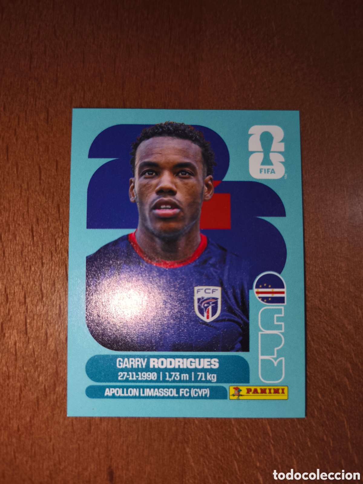 Cromos de F&uacute;tbol: CPV15 Garry Rodrigues Fifa World Cup 2026 Cabo Verde
