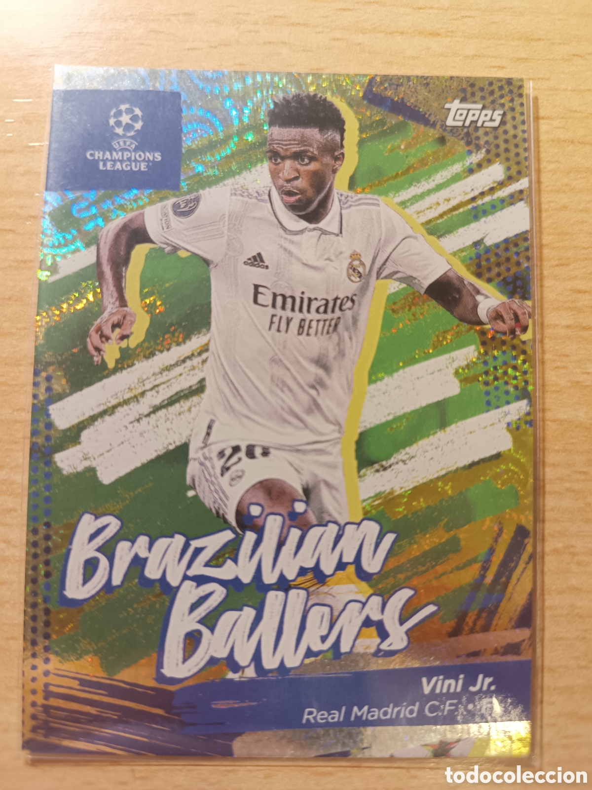 Cromos de F&uacute;tbol: B1 VINICIUS VINI JR BRAZILIAN BALLERS REAL MADRID TOPPS CARNAVAL 2022 2023 22 23