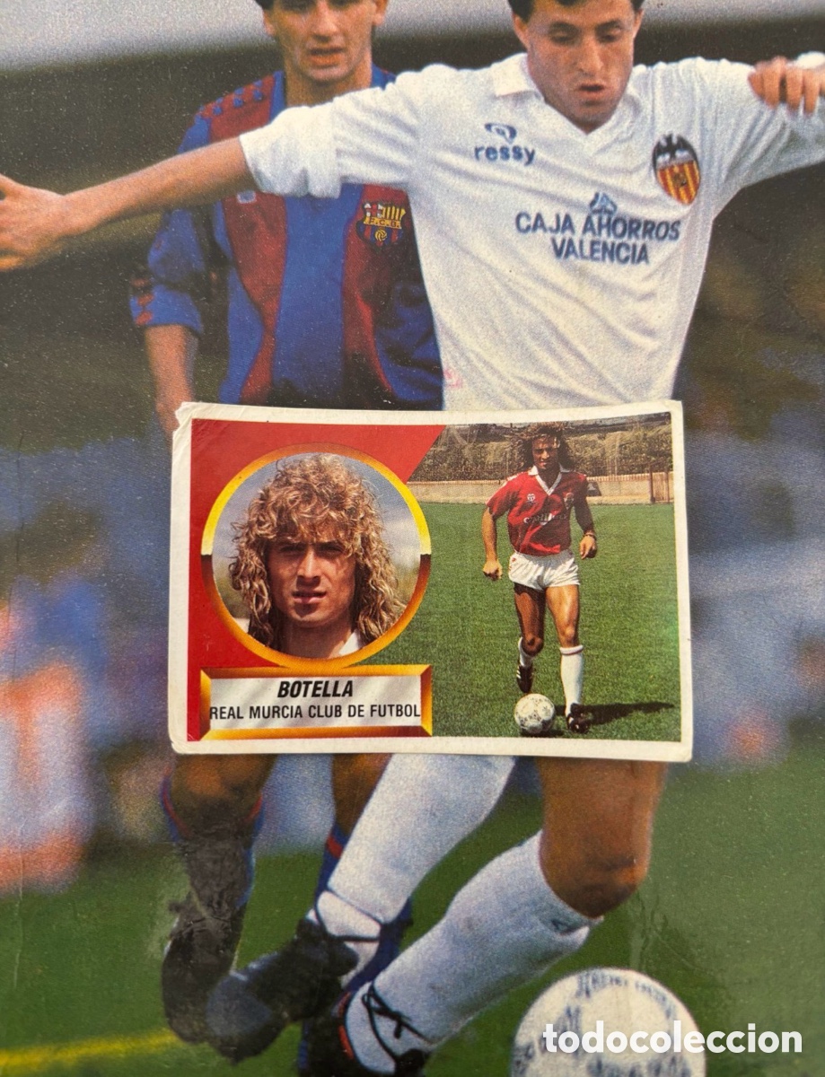 Cartes &agrave; collectionner de Football: BOTELLA COLOCA MURCIA LIGA ESTE 88 89 DESPEGADO 1988 1989