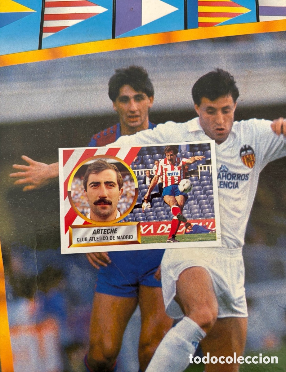 Cartes &agrave; collectionner de Football: ARTECHE COLOCA AT MADRID LIGA ESTE 88 89 RECORTADO 1988 1989