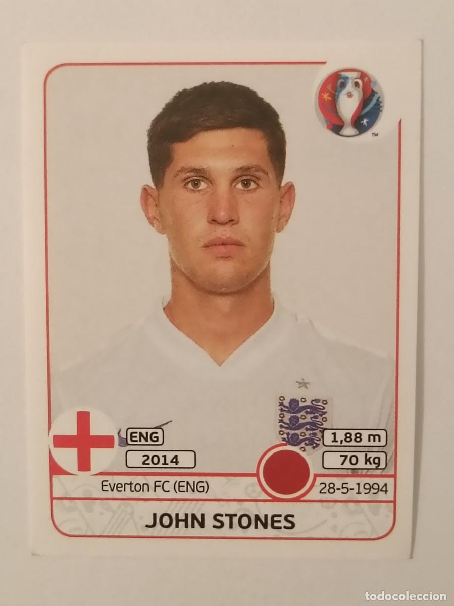 Cromos de F&uacute;tbol: #133 JOHN STONES (INGLATERRA) EURO FRANCIA 2016 PANINI