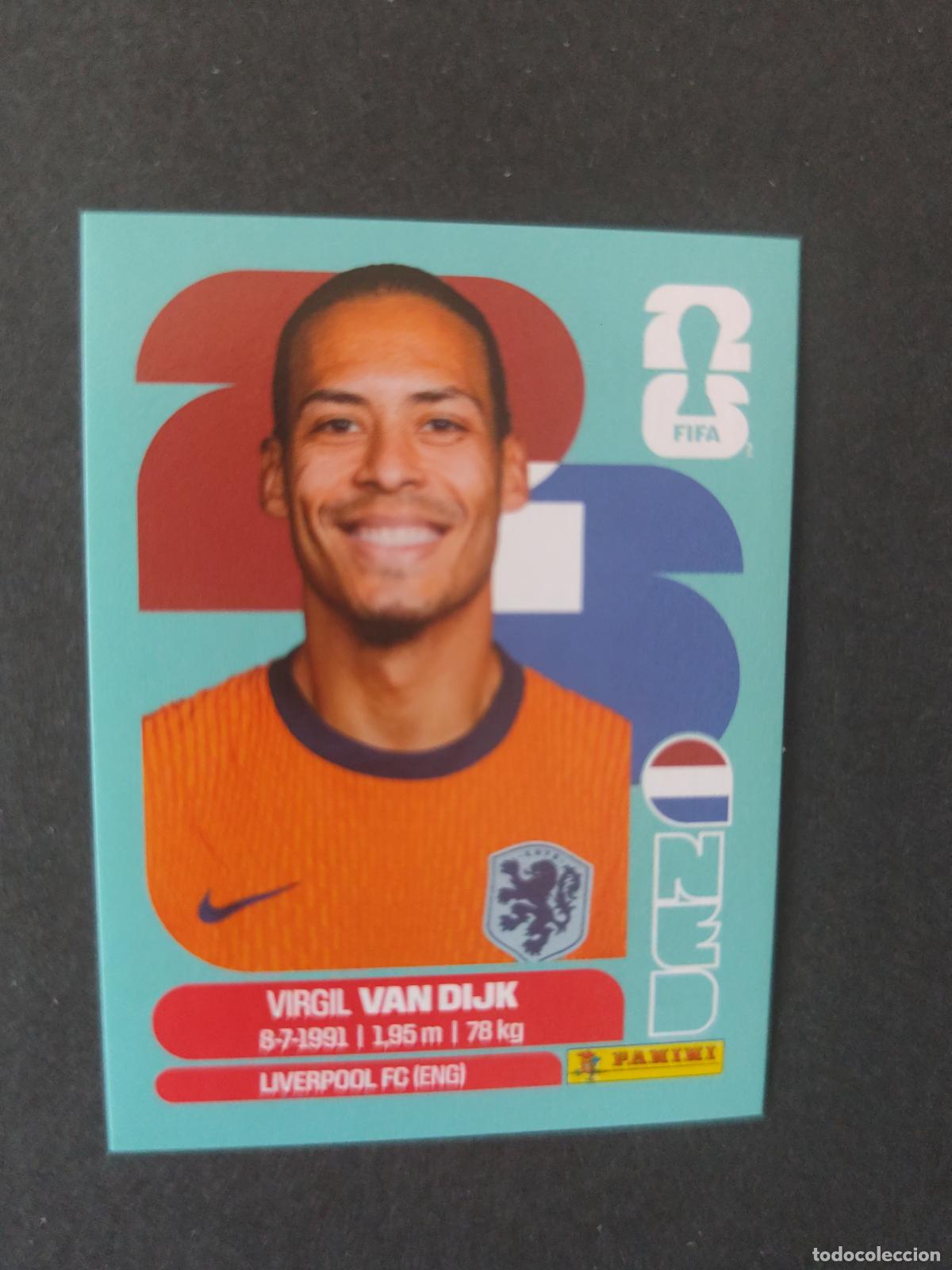 Cromos de F&uacute;tbol: NED3 VIRGIL VAN DIJK 3 PA&Iacute;SES BAJOS HOLANDA MUNDIAL FIFA WORLD CUP 2026 STICKER PANINI SIN PEGAR