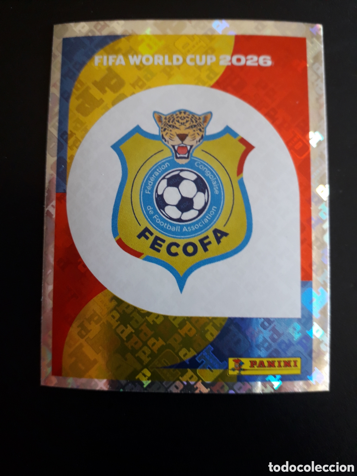 Cromos de F&uacute;tbol: ESCUDO CONGO COD 1 MUNDIAL F&Uacute;TBOL 2026 FIFA WORLD CUP PANINI SIN PEGAR PEDIDO M&Iacute;NIMO 3&euro;