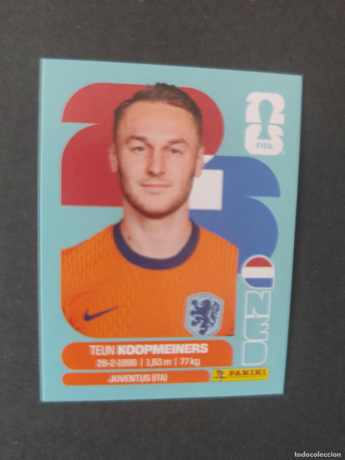 Cromos de F&uacute;tbol: NED12 TEUN KOOPMEINERS 12 PA&Iacute;SES BAJOS HOLANDA MUNDIAL FIFA WORLD CUP 2026 STICKER PANINI SIN PEGAR