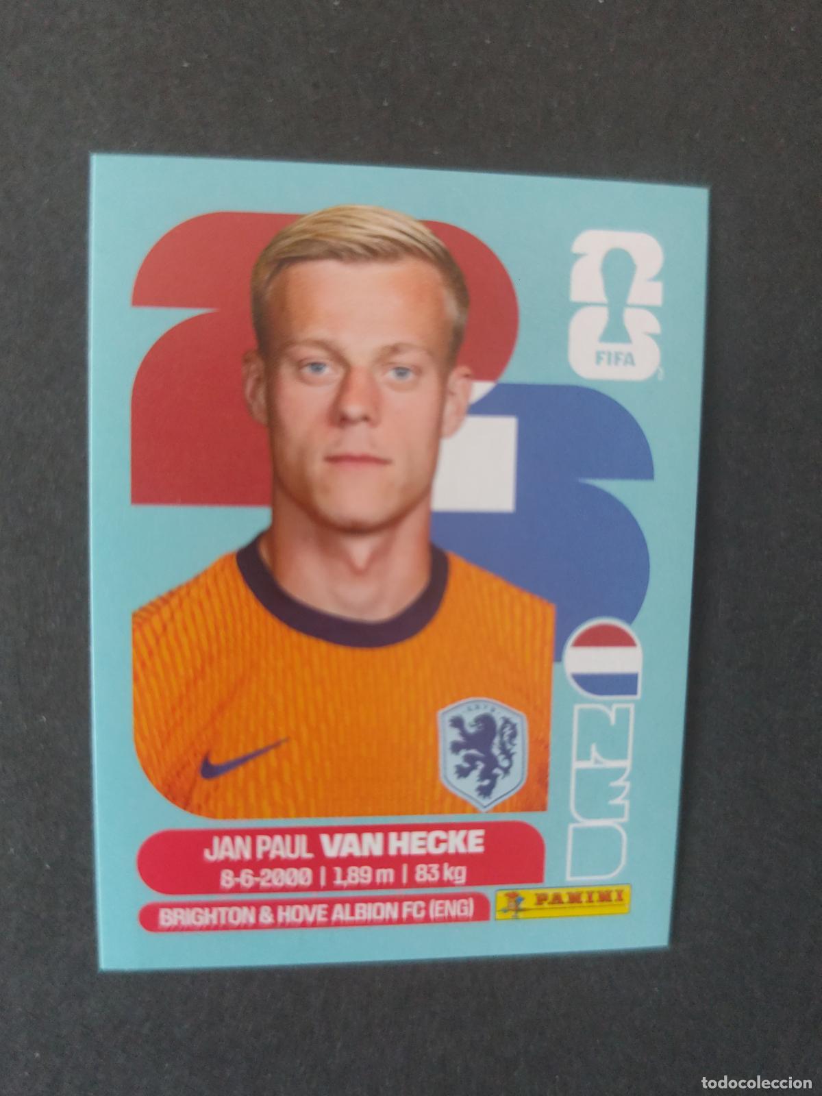 Cromos de F&uacute;tbol: NED9 JAN PAUL VAN HECKE 9 PA&Iacute;SES BAJOS HOLANDA MUNDIAL FIFA WORLD CUP 2026 STICKER PANINI SIN PEGAR