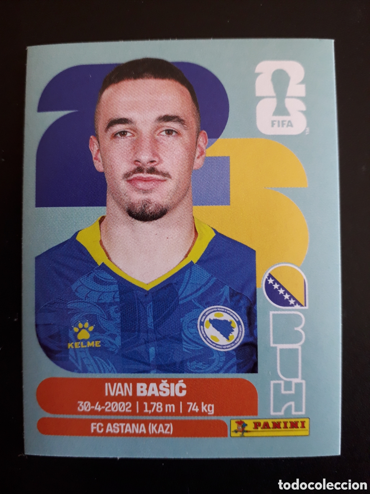 Cromos de F&uacute;tbol: BA&Scaron;IĆ BOSNIA HERCEGOVINA BIH 12 MUNDIAL F&Uacute;TBOL 2026 FIFA WORLD CUP PANINI SIN PEGAR PEDIDO M&Iacute;NIMO 3&euro;