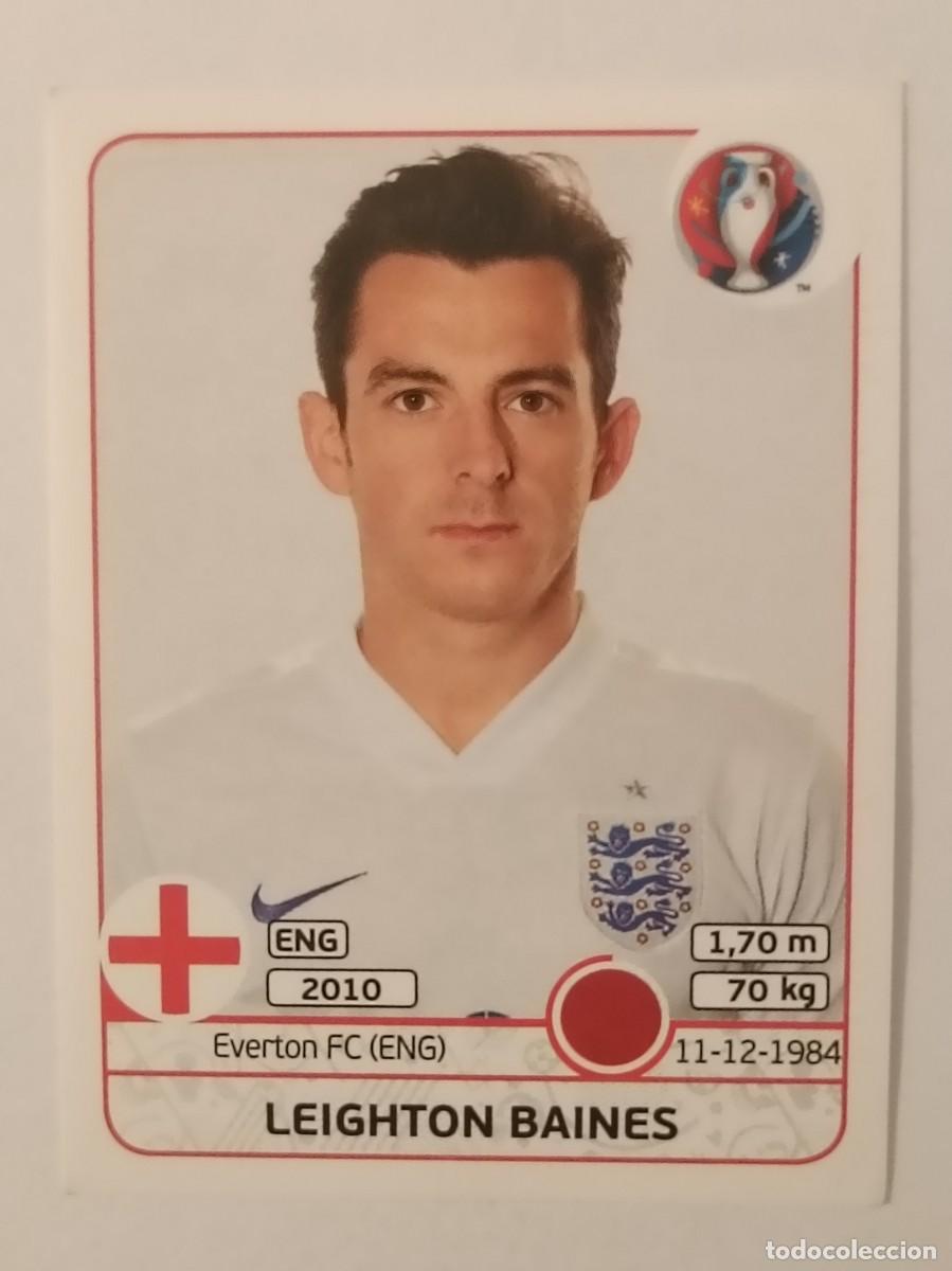 Cromos de F&uacute;tbol: #136 LEIGHTON BAINES (INGLATERRA) EURO FRANCIA 2016 PANINI