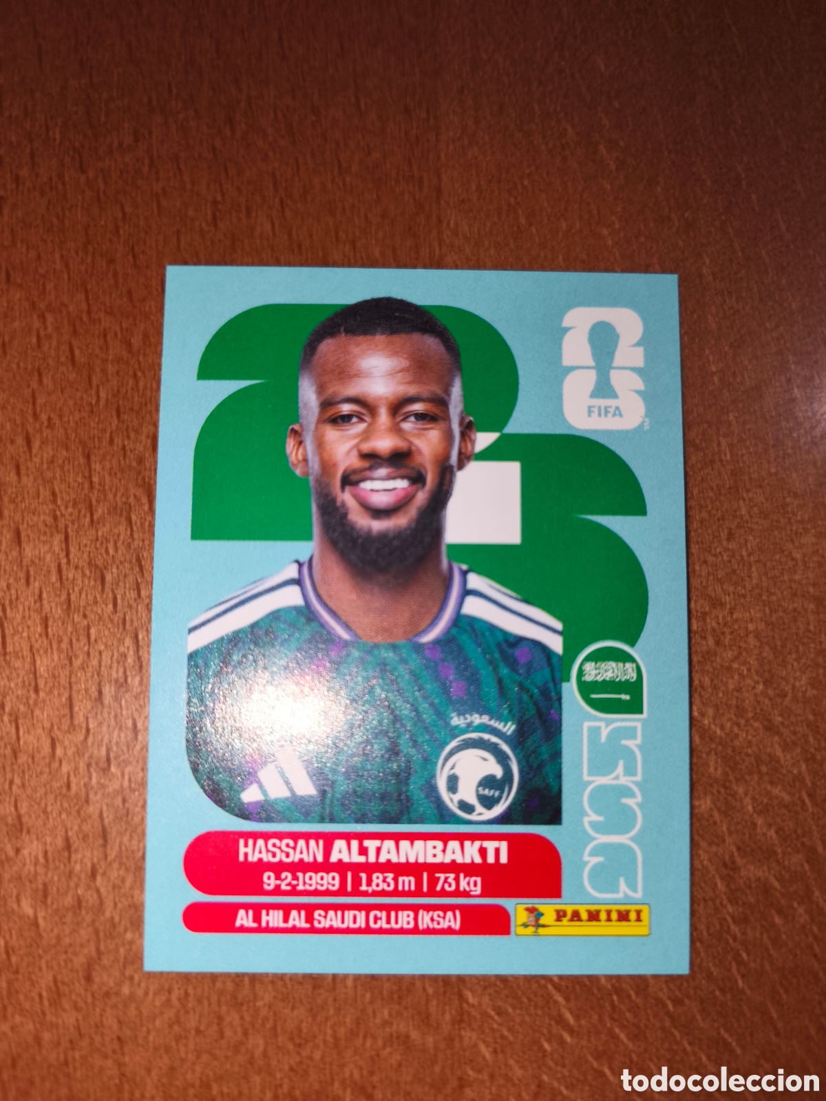 Cromos de F&uacute;tbol: KSA8 Hassan Altambakti Fifa World Cup 2026 Arabia Saud&iacute;