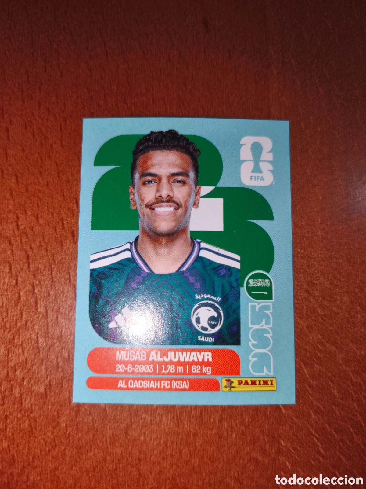 Figurine di Calcio: KSA9 Musab Aljuwayr Fifa World Cup 2026 Arabia Saud&iacute;